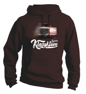 Bluza męska z kapturem Cadillac Brougham - "Jeżdżę Klasykiem"