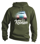 khaki bluza z kapturem męska maluch fiat 126p