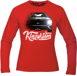 Czerwony longsleeve męski FORD Mustang 2019.