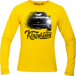 Żółty longsleeve męski FORD Mustang 2019.