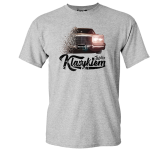 Jasno szary t-shirt męski cadillac
