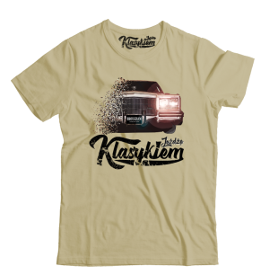 T-Shirt męski CADILLAC Brougham - "Jeżdżę Klasykiem"