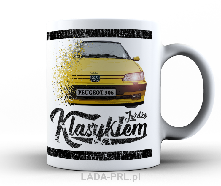 Kubek z nadrukiem PEUGEOT 306.