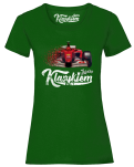 Ciemno zielona koszulka damska bawełniana z nadrukiem Formuła 1 F1 Ferrari.