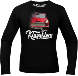 Czarny longsleeve z nadrukiem Mini Morris