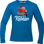 Niebieski longsleeve z nadrukiem Mini Morris