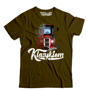 T-Shirt męski Traktor C330 - "Jeżdżę Klasykiem"