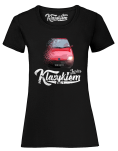 Czarny t-shirt damski FIAT Seicento.