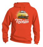 Męska bluza z kapturem orange PEUGEOT 306 