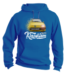 Męska bluza z kapturem niebieska PEUGEOT 306 