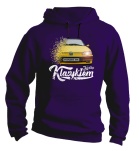 Męska bluza z kapturem fioletowa PEUGEOT 306 