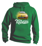 Męska bluza z kapturem zielony PEUGEOT 306 