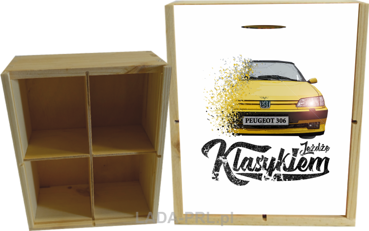 Skrzynka na przedmioty z nadrukiem PEUGEOT 306