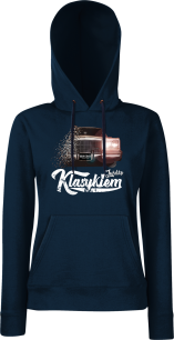 Bluza damska z kapturem Cadillac Brougham - "Jeżdżę Klasykiem"