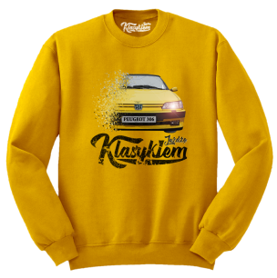 Bluza męska PEUGEOT 306 - "Jeżdżę Klasykiem" - bez kaptura
