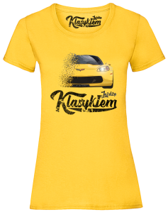 T-Shirt damski Chevrolet Corvette - "Jeżdżę Klasykiem"