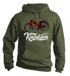 Wojskowa bluza kangurek męska z nadrukiem Motorynka KOMAR.