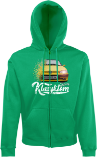 Bluza męska z kapturem rozpinana PEUGEOT 306 - "Jeżdżę Klasykiem"
