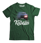 Khaki t-shirt męski z nadrukiem Polonez Borewicz.