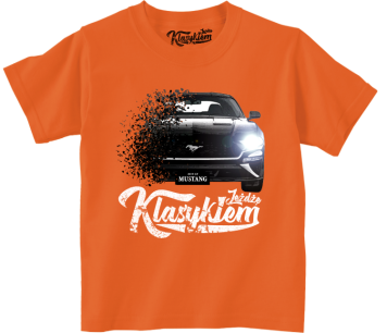 Koszulka dziecięca FORD Mustang 2019 - "Jeżdżę Klasykiem"