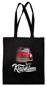 Torba zakupowa bawełniana Mini Morris - "Jeżdżę Klasykiem"