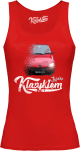 Czerwony top damski FIAT Seicento.
