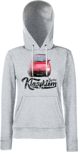 Bluza damska z kapturem FIAT Seicento - "Jeżdżę Klasykiem"