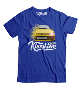 T-Shirt męski Peugeot 306 - "Jeżdżę Klasykiem"