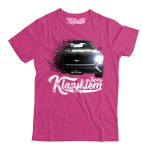 Różowy t-shirt męski FORD Mustang 2019.
