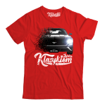 Czerwony t-shirt męski FORD Mustang 2019.