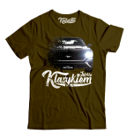 Brązowy t-shirt męski FORD Mustang 2019.