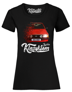 T-Shirt damski FORD Escort - "Jeżdżę Klasykiem"