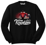 Czarna bluza bez kaptura męska z nadrukiem Formuła 1 F1 Ferrari.