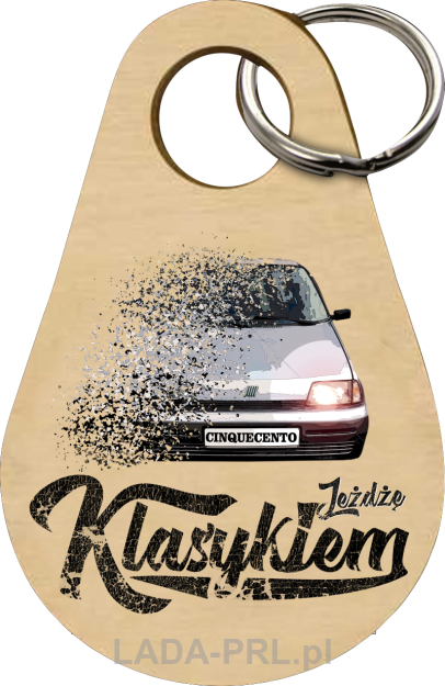 Brelok z nadrukiem FIAT Cinquecento