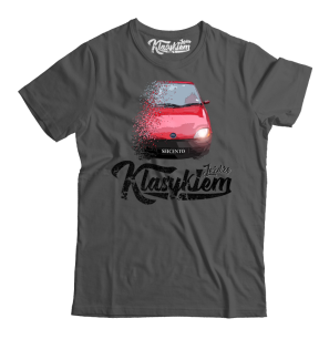 T-Shirt męski FIAT Seicento - "Jeżdżę Klasykiem"